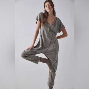 Free people Pillow Talk Henley Romper
